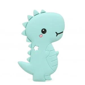 Mordedor en forma de Dinosaurio en silicona de Kiokids