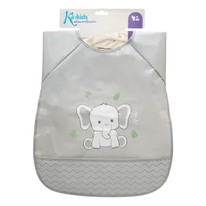 Babero impermeable con mangas Elefante de Kiokids